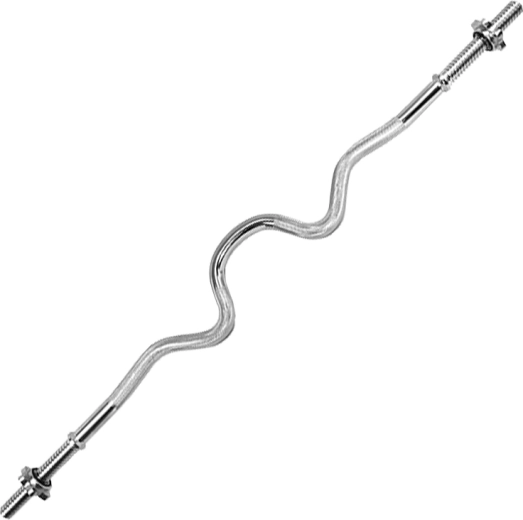 Sterk gebogen halterstang 120 cm, 30 mm HMS