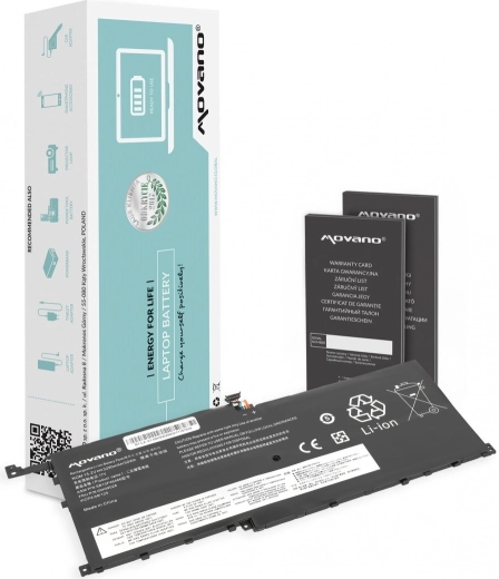 Movano-batterij voor Lenovo ThinkPad X1 Carbon (20FB) 3290 mAh (50 Wh)