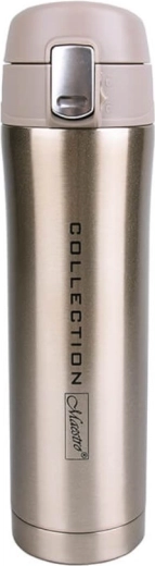 Thermosbeker 450 ml MAESTRO van roestvrij staal, goud