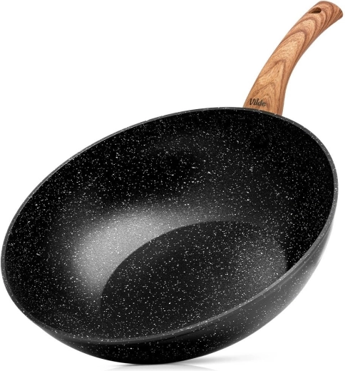 Wokpan Vilde Granitica Wood 32 cm