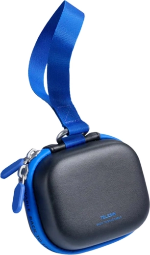 Telesin DisAdv EVA universeel mini transportetui voor actioncamera’s zwart-blauw