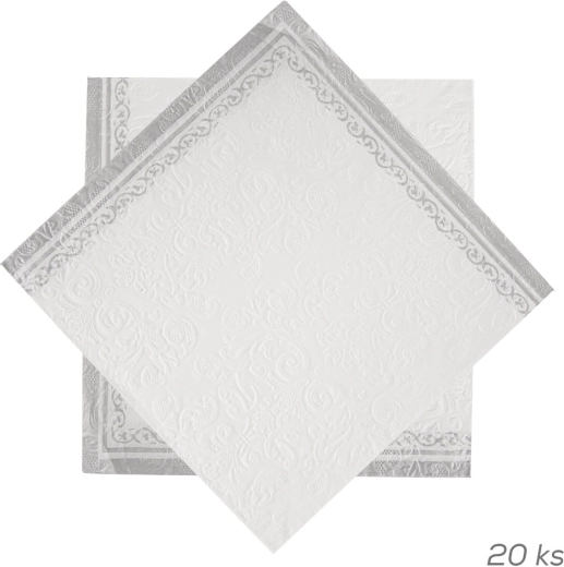 Embossed papieren servetten 33 × 33 cm 20 stuks
