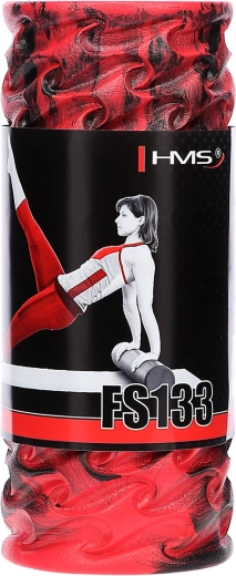 HMS FS133 massage-foamroller 33 cm rood
