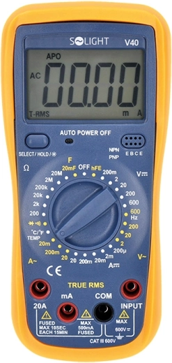 Solight professionele digitale multimeter True RMS