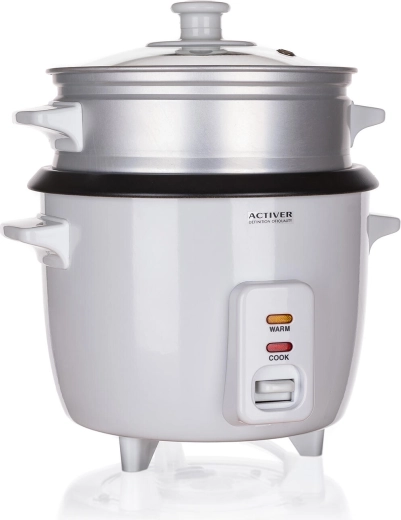 Rijstkoker 0,6 l met stoominzet en Keep Warm-functie, 300 W