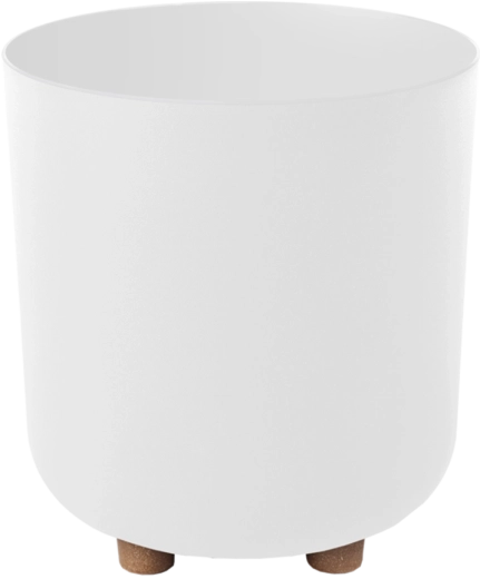 Bloempot Sofia wit LAMELA 24 cm