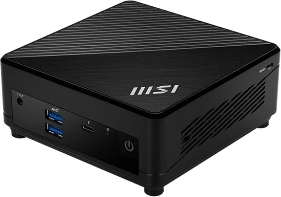 Mini-pc MSI Cubi 5 zonder OS met Intel Core 3 100U, UHD‑grafics, Wi‑Fi en Bluetooth, zwart