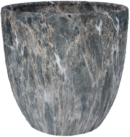 Keramische bloempothoes met marmerlook 30,5 cm