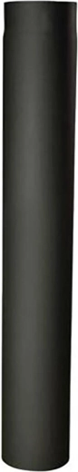 Rookpijp 200 mm, lengte 1000 mm, dikte 1,5 mm, zwart