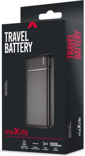 Maxlife powerbank 20000 mAh MXPB-01