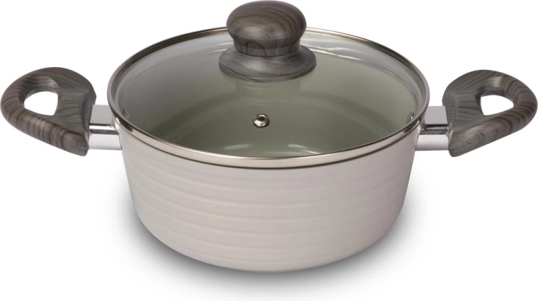 Lamart Stripe kookpan met deksel 18 cm