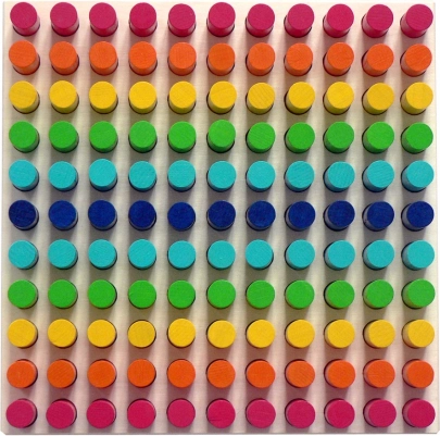 Hess motorische mozaïek kleurrijk