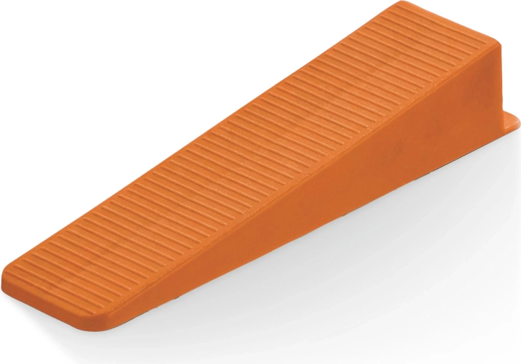 Kunststof egalisatiewiggen 1–15 mm, oranje, 100 stuks