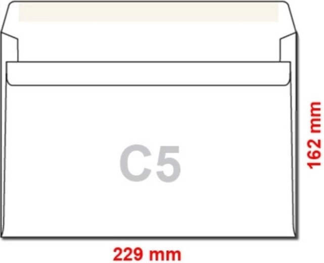Zelfklevende post-enveloppen C5 50 stuks