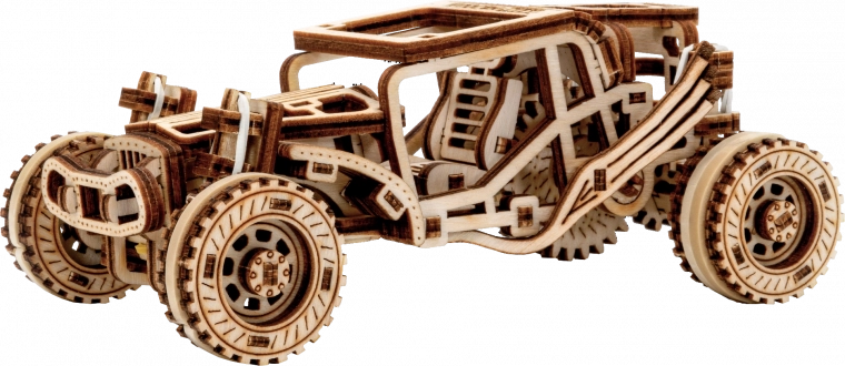 Houten 3D-puzzel WOODEN CITY Buggy – mechanisch model 1:32