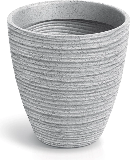 Bloempot Defora 47 cm beton grijs met uitneembare inzet