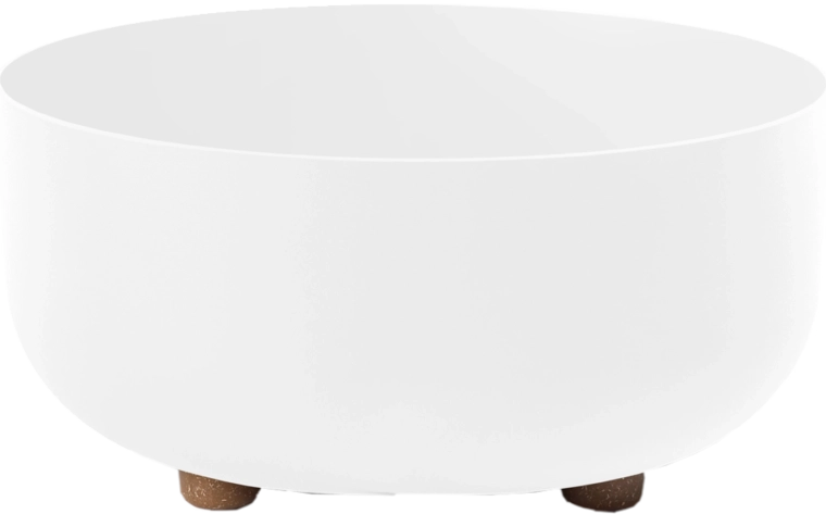 Bloemenschaal Sofia 30 cm wit