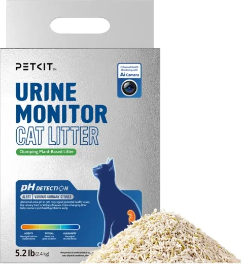Petkit urine monitor – klonterende plantaardige kattenbakvulling met pH-indicatie - 1 stuk