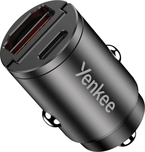 Autolader 30W USB‑C/USB‑A met Power Delivery en Quick Charge