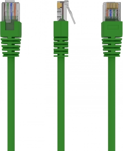 Netwerkpatchkabel Cat5e UTP 1,5 m groen