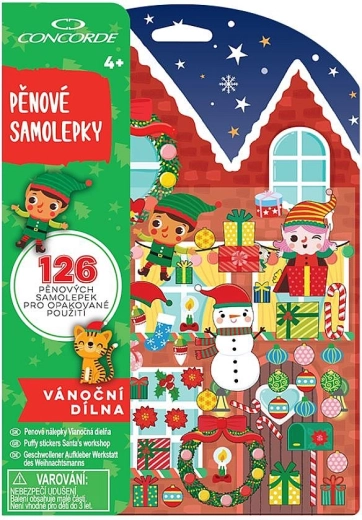 Foamstickers Kerstwerkplaats CONCORDE