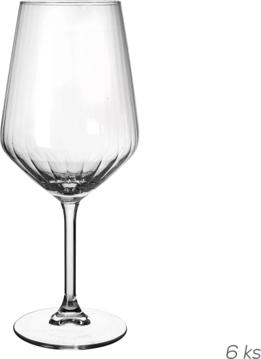 Carre Optics wijnglazen 0,53 l (6 stuks)