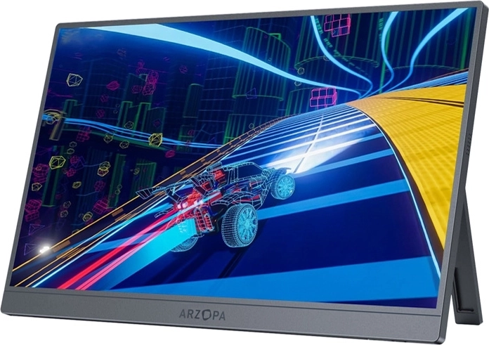 Draagbare monitor Arzopa 16,1" Z1FC, 144 Hz, Full HD, zilvergrijs