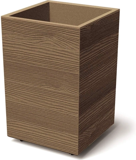Bloempot Madera Square eco wood 38,5 cm