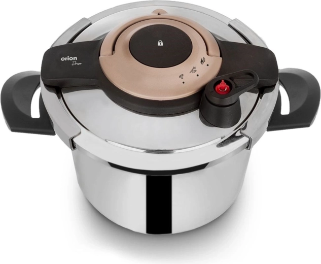 RVS snelkookpan met automatische vergrendeling 5 l DRONE