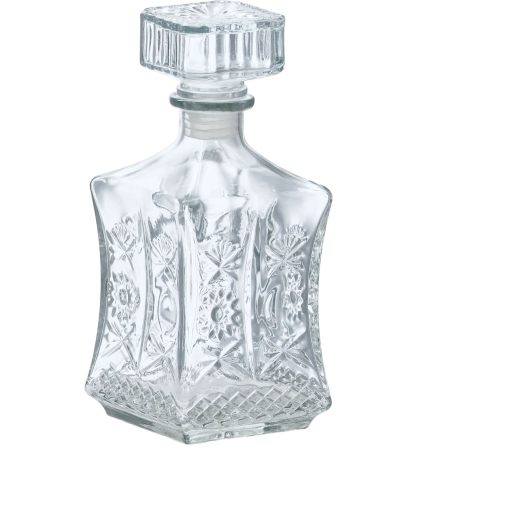 Glazen karaf met afsluitende stop 730 ml