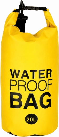 Waterdichte, waterafstotende drybag 20 l voor kajak, SUP en reizen