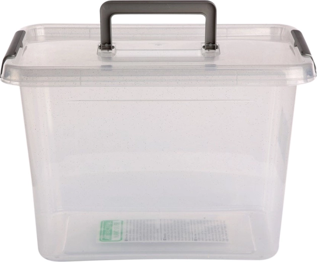 Antibacteriële opbergbox met deksel en handvat 19 l