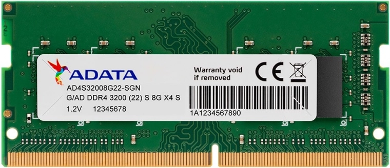 Premier Geheugen DDR4 3200 SODIMM 8GB CL22