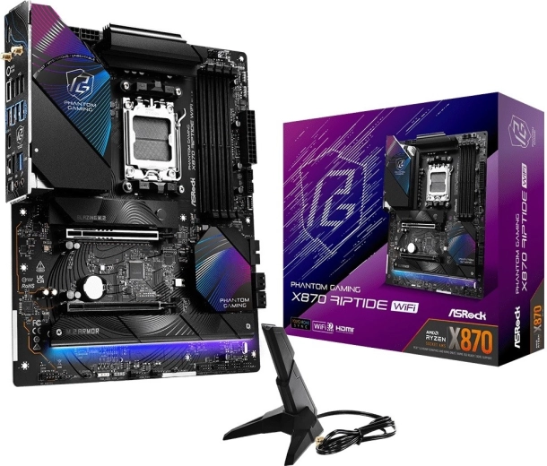 asrock phantom gaming x870 riptide wifi (ddr5, atx)