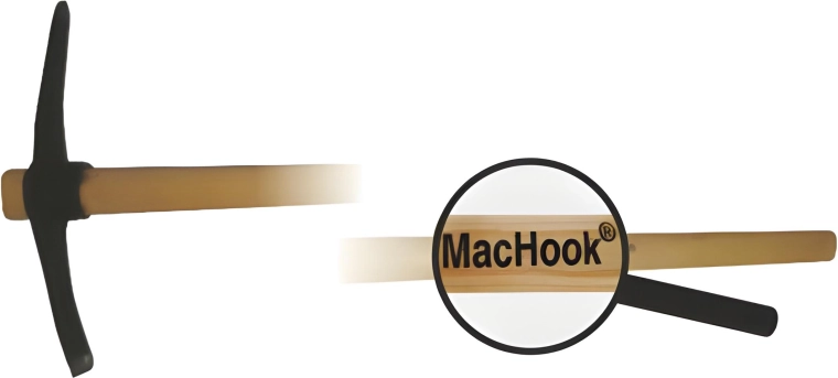 Pikhouweel 2,5 kg met houten steel 95 cm