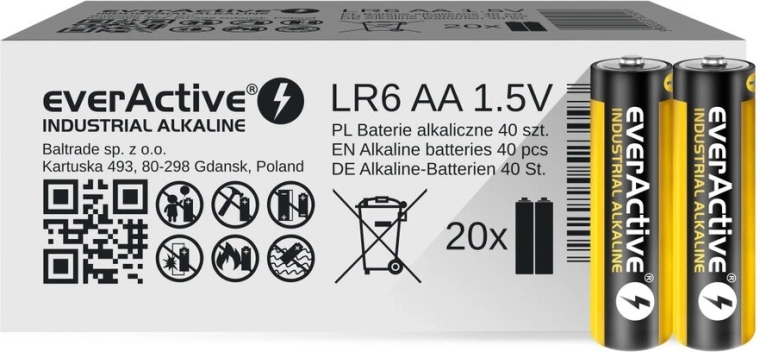 Alkaline batterijen AA LR6 40 stuks