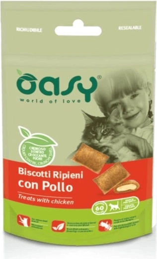 Oasy kattensnoepjes met kip, 60 g