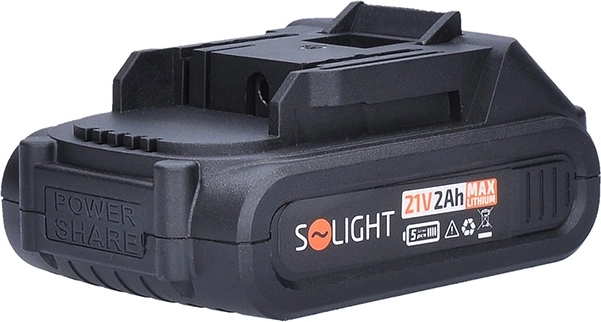 Solight li-ion batterij 21 v 2 ah voor accuzagen rnp100 en rpn100a