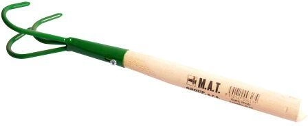 Cultivator met 3 tanden met 24 cm steel