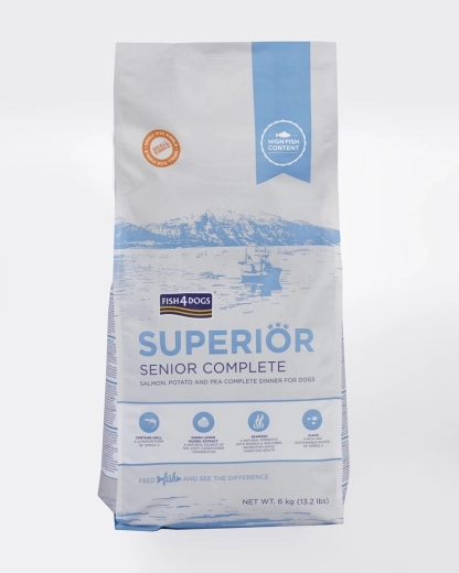 Brokjes voor kleine oudere honden met zalm en aardappelen 6 kg