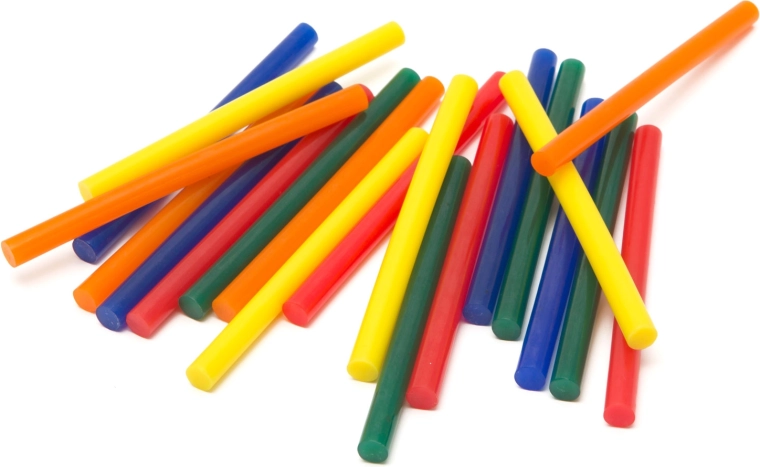 Gekleurde smeltlijmsticks voor lijmpistool, 7 mm, 20 stuks