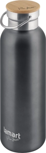 Lamart thermosfles Bande 500 ml donkergrijs