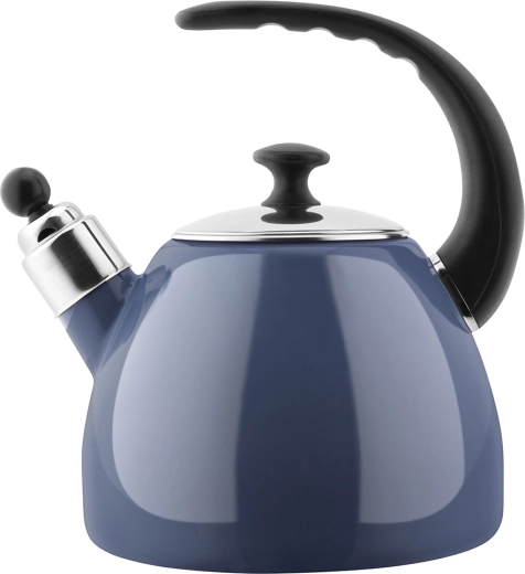 Balbina geëmailleerde kegelvormige theeketel 2,5 l blauw