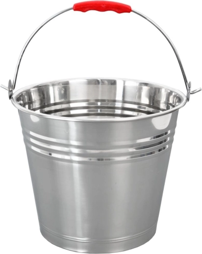 Roestvrijstalen voedselemmer 14 l