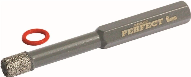 Diamantboor voor tegels 10 mm met zeskantschacht STALCO