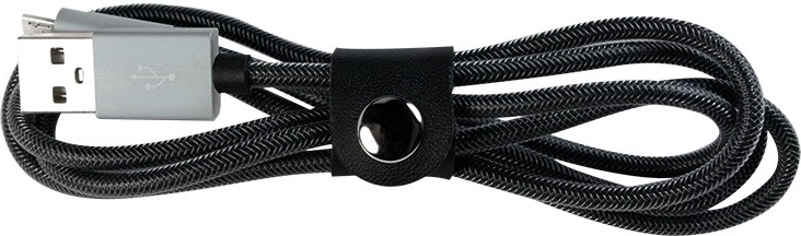 USB 2.0-kabel A naar Micro‑B, 2 m, grijs