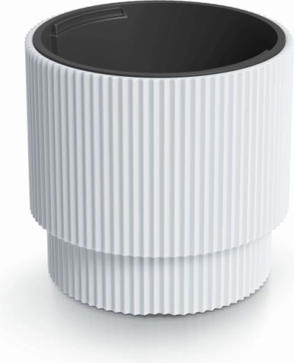 Bloempot Milly met inzetstuk 29,8 cm wit