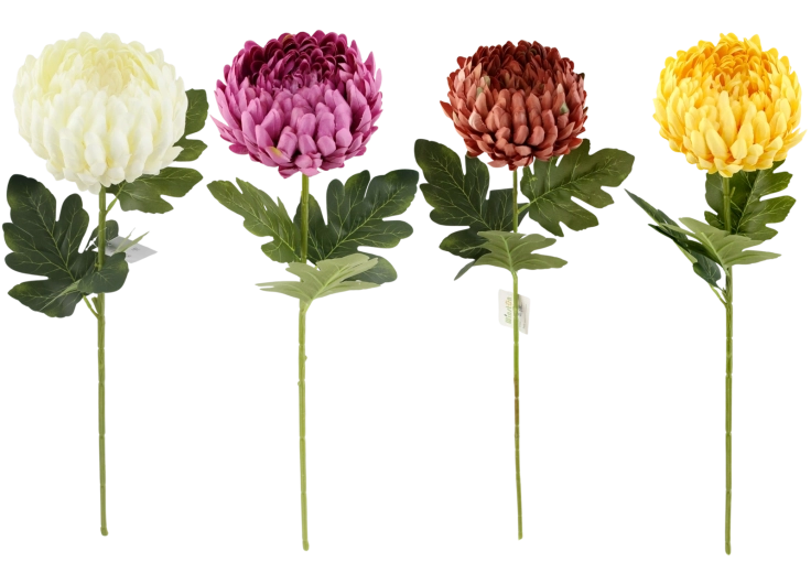 Kunstchrysantheemtak 66 cm