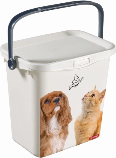 Multibox voor honden- en kattenvoer 6 l met deksel CURVER