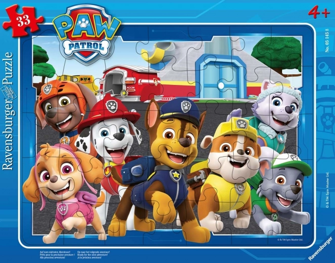 Puzzel 33 stukjes Paw Patrol